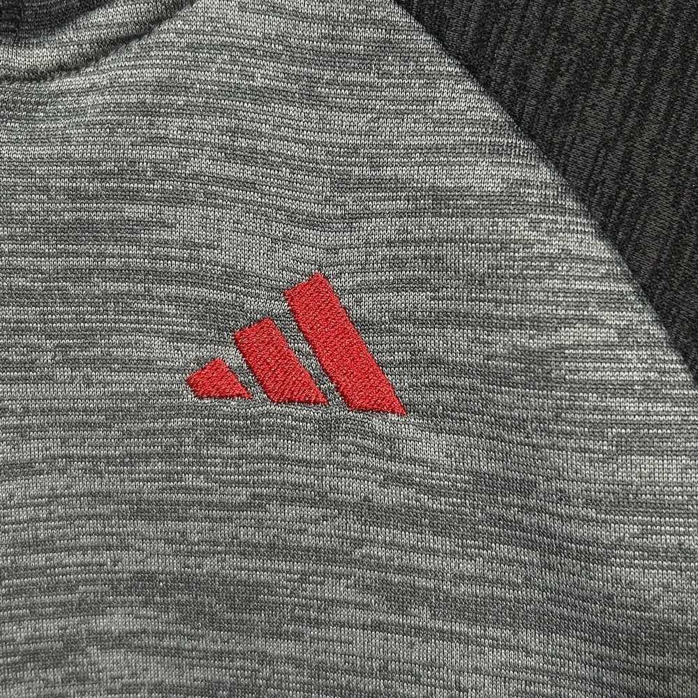 Adidas Toddler Boys Fleece‎ Track Hooded Jacket & Pants Set Size 4T Gray Red